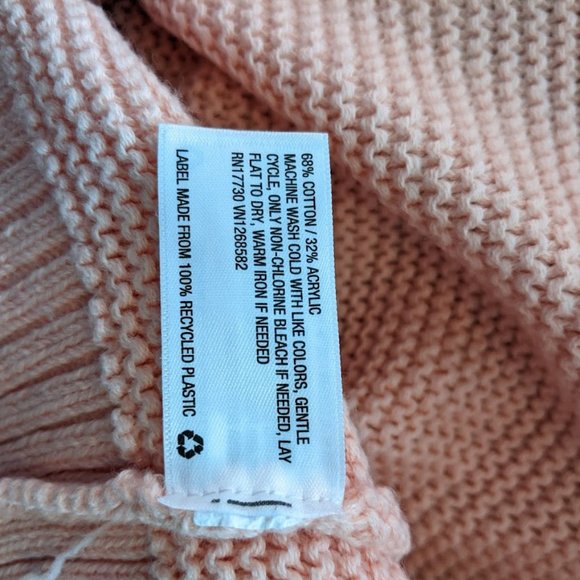 Wild Fable Peach Knit Batwing Cardigan Size XXL - Picture 9 of 9